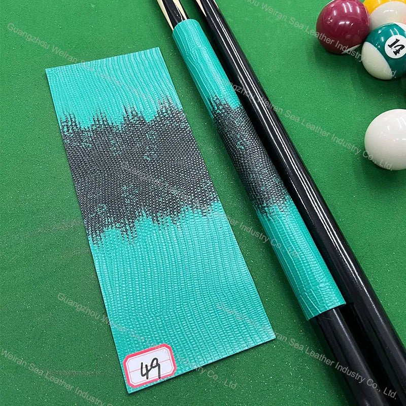 Genuine Cow Skin Pool Billiards Cue Grips Non-Slip Protective Sleeve Wrap with Different Print Pattern Genuine Leather Club Wrap - Cozy & Co. Market