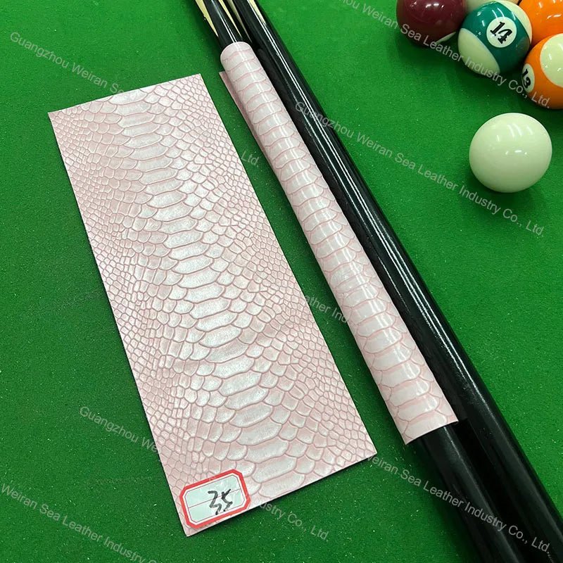 Genuine Cow Skin Pool Billiards Cue Grips Non-Slip Protective Sleeve Wrap with Different Print Pattern Genuine Leather Club Wrap - Cozy & Co. Market
