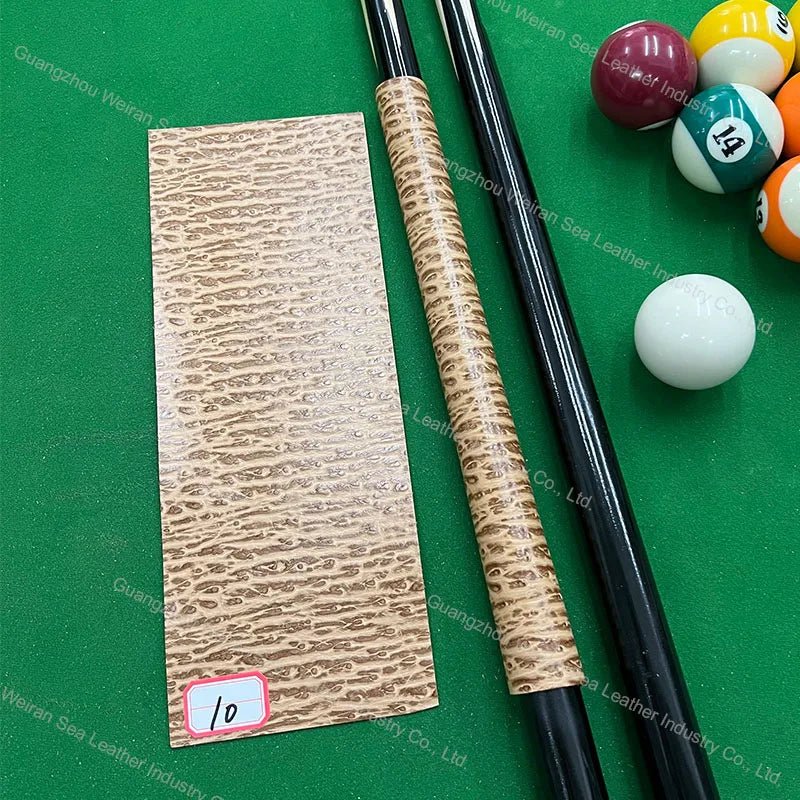 Genuine Cow Skin Pool Billiards Cue Grips Non-Slip Protective Sleeve Wrap with Different Print Pattern Genuine Leather Club Wrap - Cozy & Co. Market