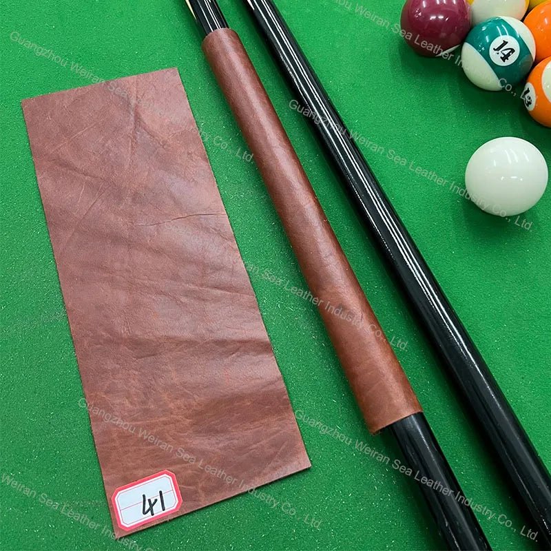 Genuine Cow Skin Pool Billiards Cue Grips Non-Slip Protective Sleeve Wrap with Different Print Pattern Genuine Leather Club Wrap - Cozy & Co. Market
