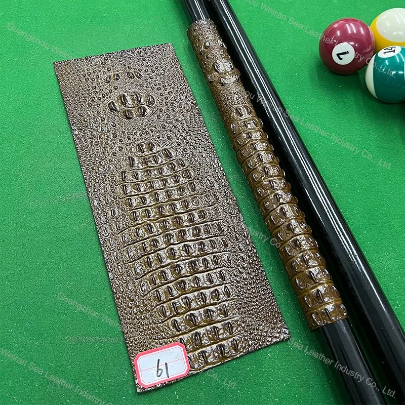 Genuine Cow Skin Pool Billiards Cue Grips Non-Slip Protective Sleeve Wrap with Different Print Pattern Genuine Leather Club Wrap - Cozy & Co. Market