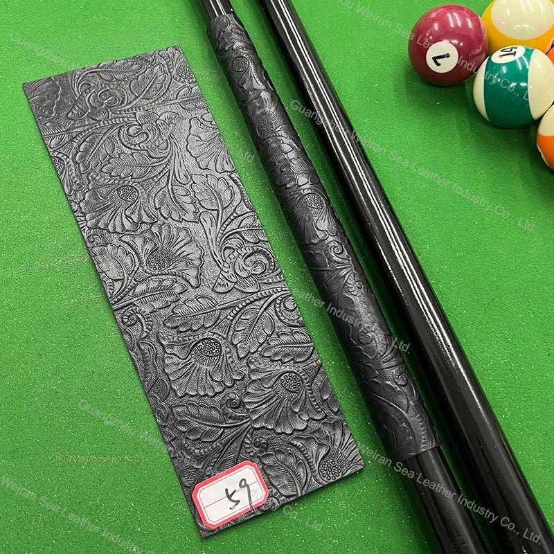 Genuine Cow Skin Pool Billiards Cue Grips Non-Slip Protective Sleeve Wrap with Different Print Pattern Genuine Leather Club Wrap - Cozy & Co. Market