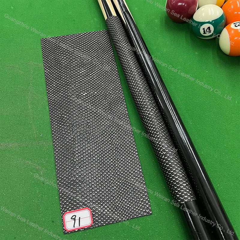 Genuine Cow Skin Pool Billiards Cue Grips Non-Slip Protective Sleeve Wrap with Different Print Pattern Genuine Leather Club Wrap - Cozy & Co. Market