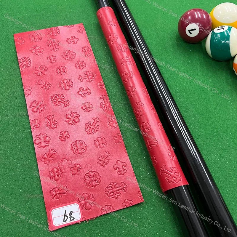 Genuine Cow Skin Pool Billiards Cue Grips Non-Slip Protective Sleeve Wrap with Different Print Pattern Genuine Leather Club Wrap - Cozy & Co. Market