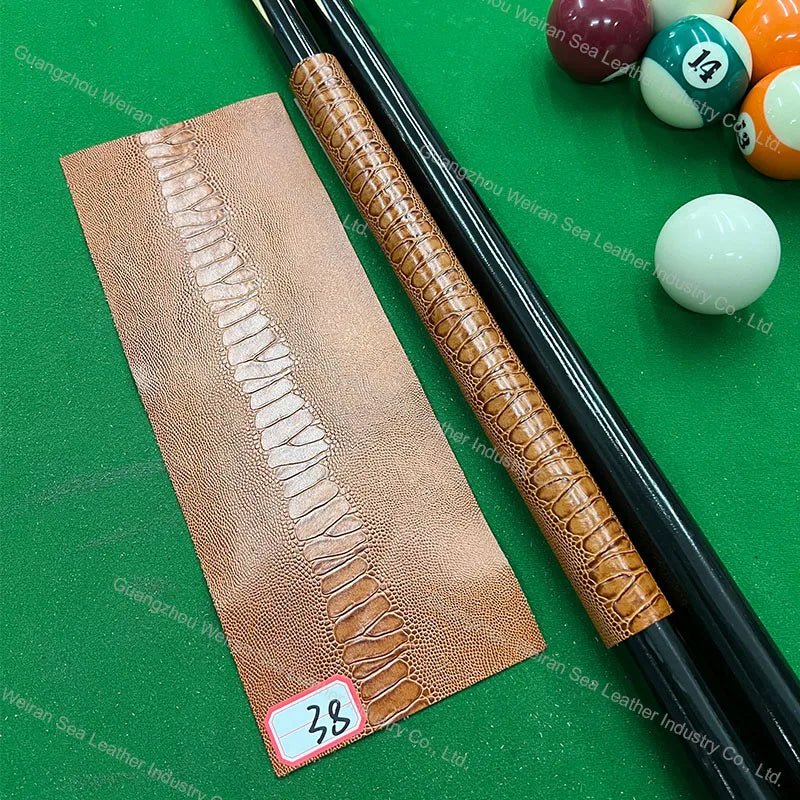 Genuine Cow Skin Pool Billiards Cue Grips Non-Slip Protective Sleeve Wrap with Different Print Pattern Genuine Leather Club Wrap - Cozy & Co. Market