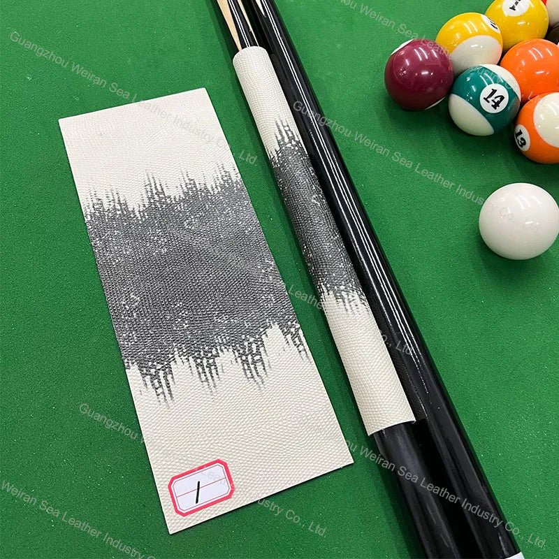 Genuine Cow Skin Pool Billiards Cue Grips Non-Slip Protective Sleeve Wrap with Different Print Pattern Genuine Leather Club Wrap - Cozy & Co. Market