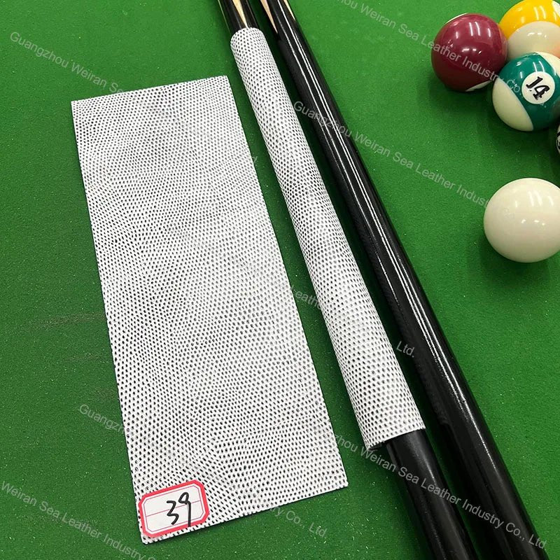 Genuine Cow Skin Pool Billiards Cue Grips Non-Slip Protective Sleeve Wrap with Different Print Pattern Genuine Leather Club Wrap - Cozy & Co. Market