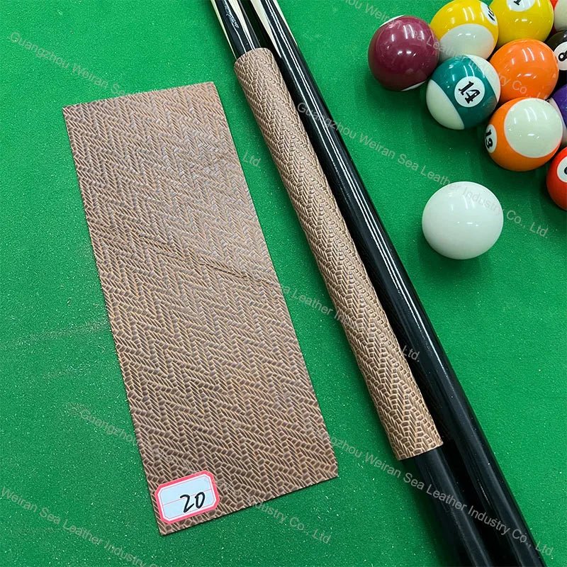 Genuine Cow Skin Pool Billiards Cue Grips Non-Slip Protective Sleeve Wrap with Different Print Pattern Genuine Leather Club Wrap - Cozy & Co. Market