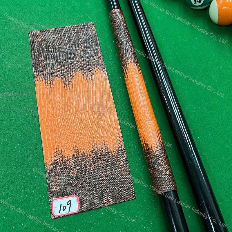 Genuine Cow Skin Pool Billiards Cue Grips Non-Slip Protective Sleeve Wrap with Different Print Pattern Genuine Leather Club Wrap - Cozy & Co. Market