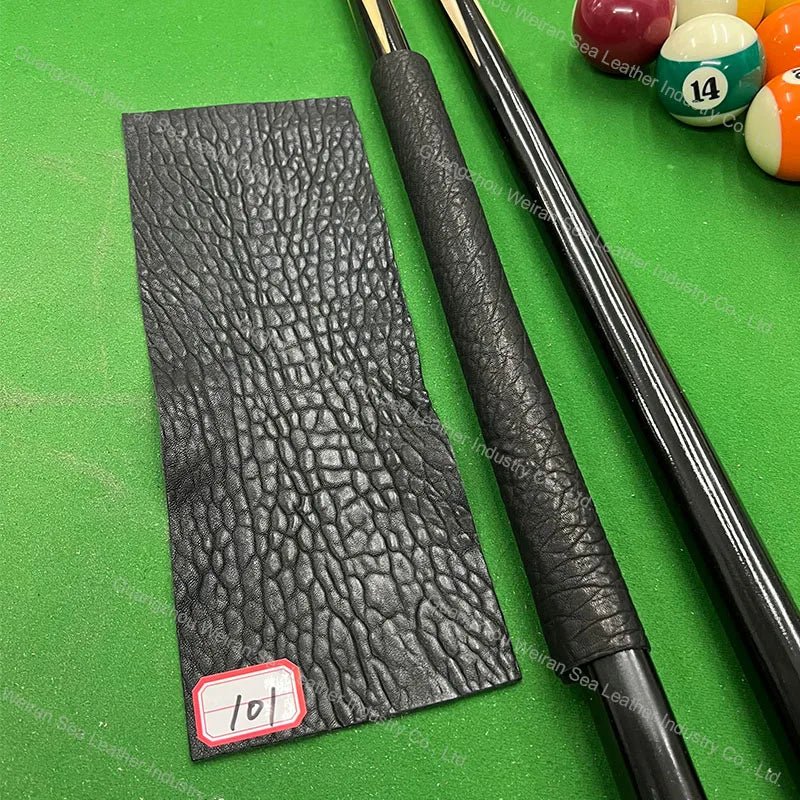 Genuine Cow Skin Pool Billiards Cue Grips Non-Slip Protective Sleeve Wrap with Different Print Pattern Genuine Leather Club Wrap - Cozy & Co. Market