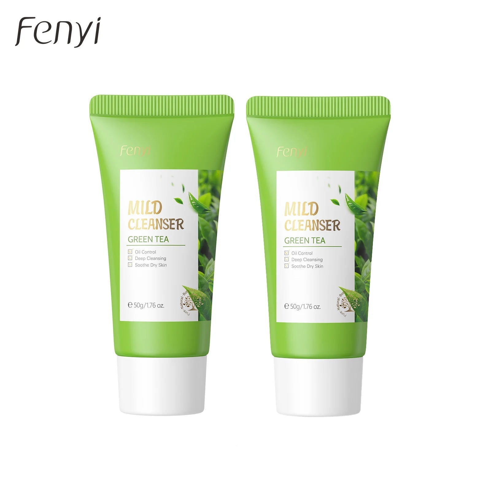 Green Tea Facial Cleanser 50g Skin Deep Cleansing Moisturizing Blackhead Removal Skincare Face Wash Foam Face Cleanser Skin Care - Cozy & Co. Market