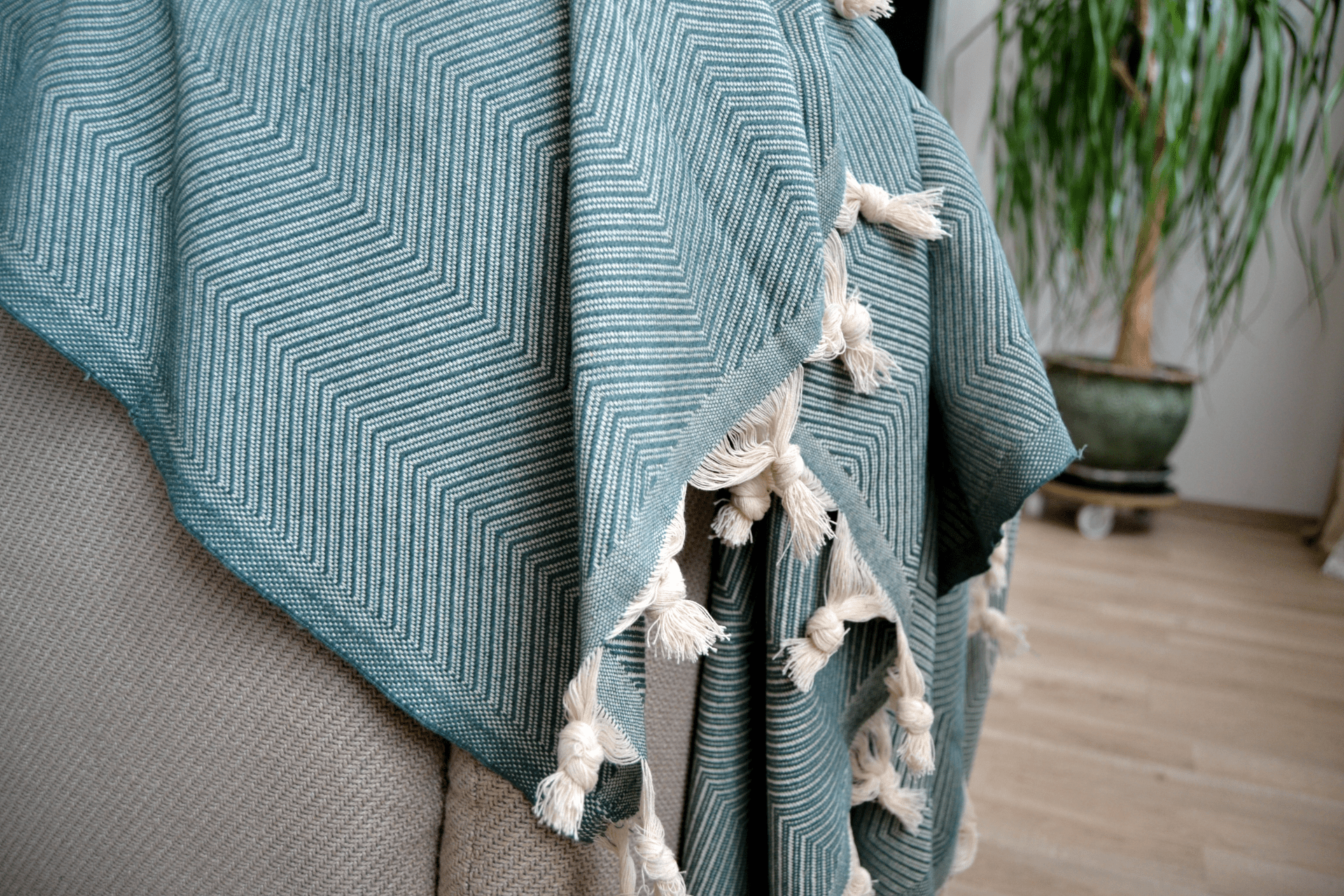 Handwoven blanket "Ayvalik" - Cozy & Co. Market