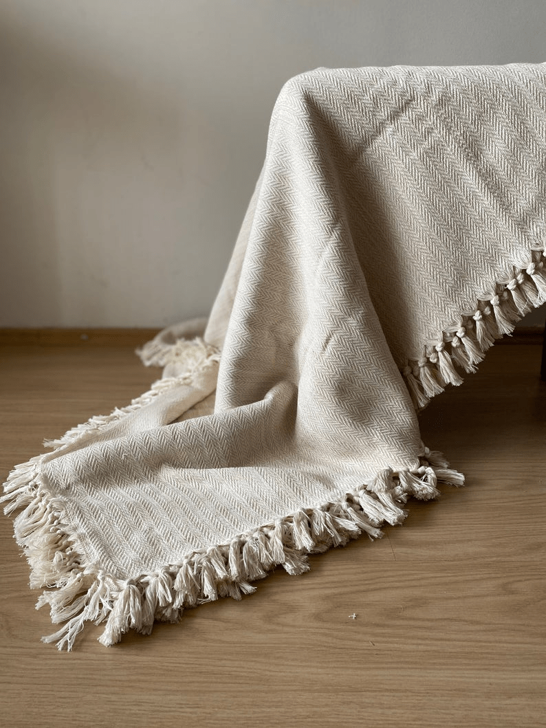 Handwoven blanket "Şirince" - Cozy & Co. Market