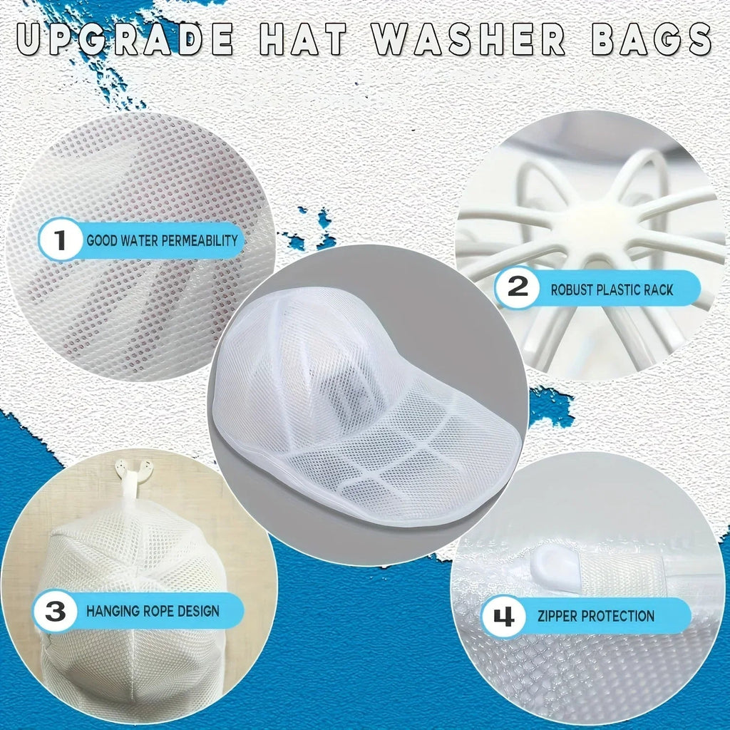Hat cleaning cage for washing machines, hat cleaner with mesh bag,Hat bags or hat racks can be purchased separately. - Cozy & Co. Market