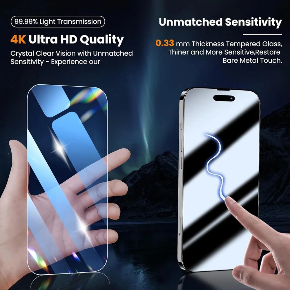 HD Screen Protection For iPhone 16 15 17 14 13 12 11 Pro Max Tempered Glass iPhone15 Pro Camera Lens Film iPhone16 Plus 13 Mini - Cozy & Co. Market