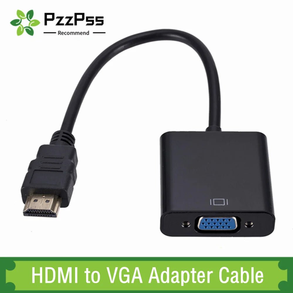 HDMI-compatible to VGA Adapter 1080P Digital to Analog Converter Cable For Xbox PS4 PC Laptop TV Box to Projector Displayer HDTV - Cozy & Co. Market