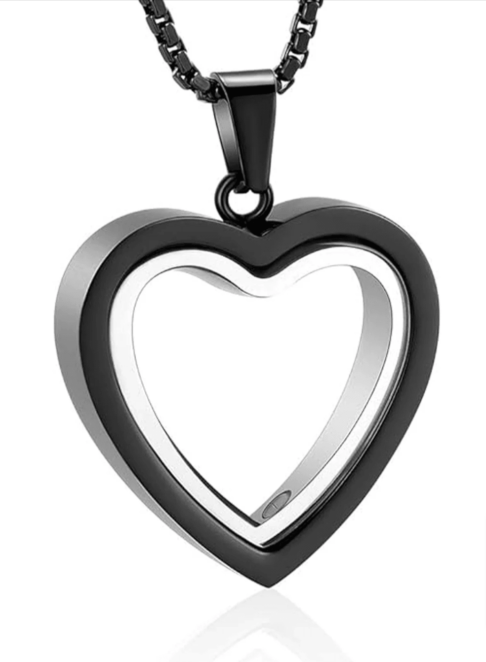 Heartfelt Remembrance: Stainless Steel Heart-Shaped Cremation Pendant - Cozy & Co. Market