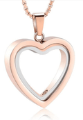 Heartfelt Remembrance: Stainless Steel Heart-Shaped Cremation Pendant - Cozy & Co. Market