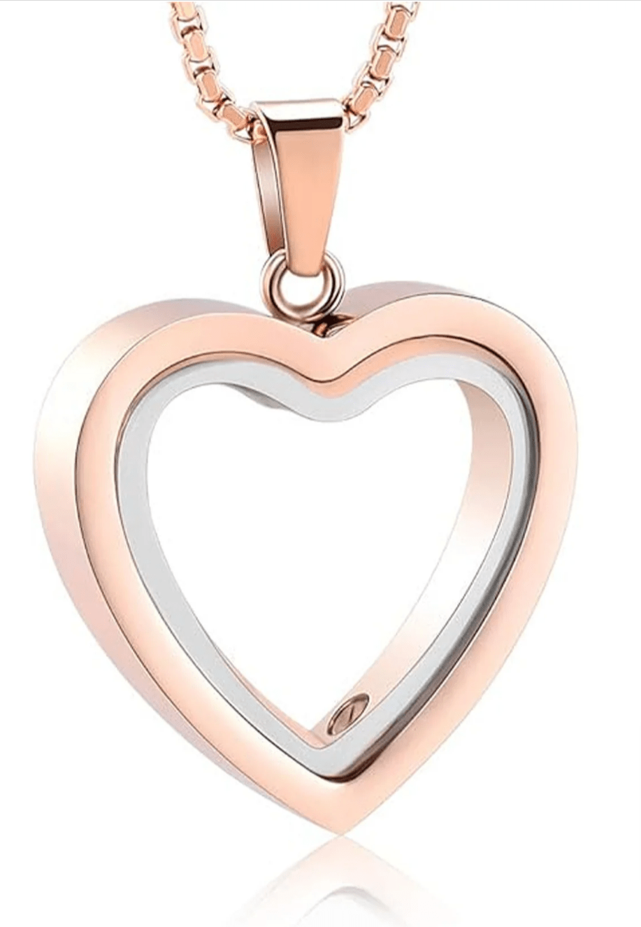 Heartfelt Remembrance: Stainless Steel Heart-Shaped Cremation Pendant - Cozy & Co. Market
