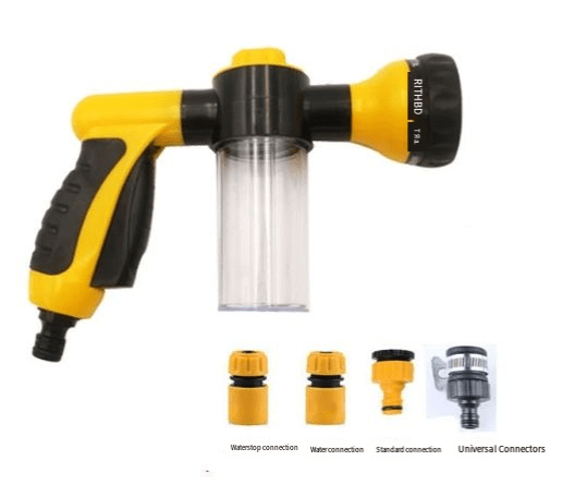 High-Pressure Pet Shower Sprayer & Grooming Brush — Outdoor Dog Wash - Cozy & Co. Market