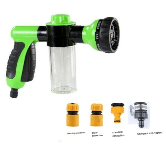High-Pressure Pet Shower Sprayer & Grooming Brush — Outdoor Dog Wash - Cozy & Co. Market