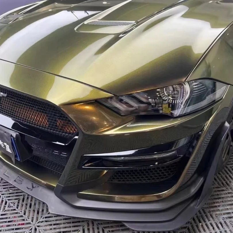 High-quality Luxury Gold Diamond Color Changing Vinyl Film Vehicle Body Stickers/Wraps 7.5mil Thick 3-year Warranty Brand 1 - Cozy & Co. Market