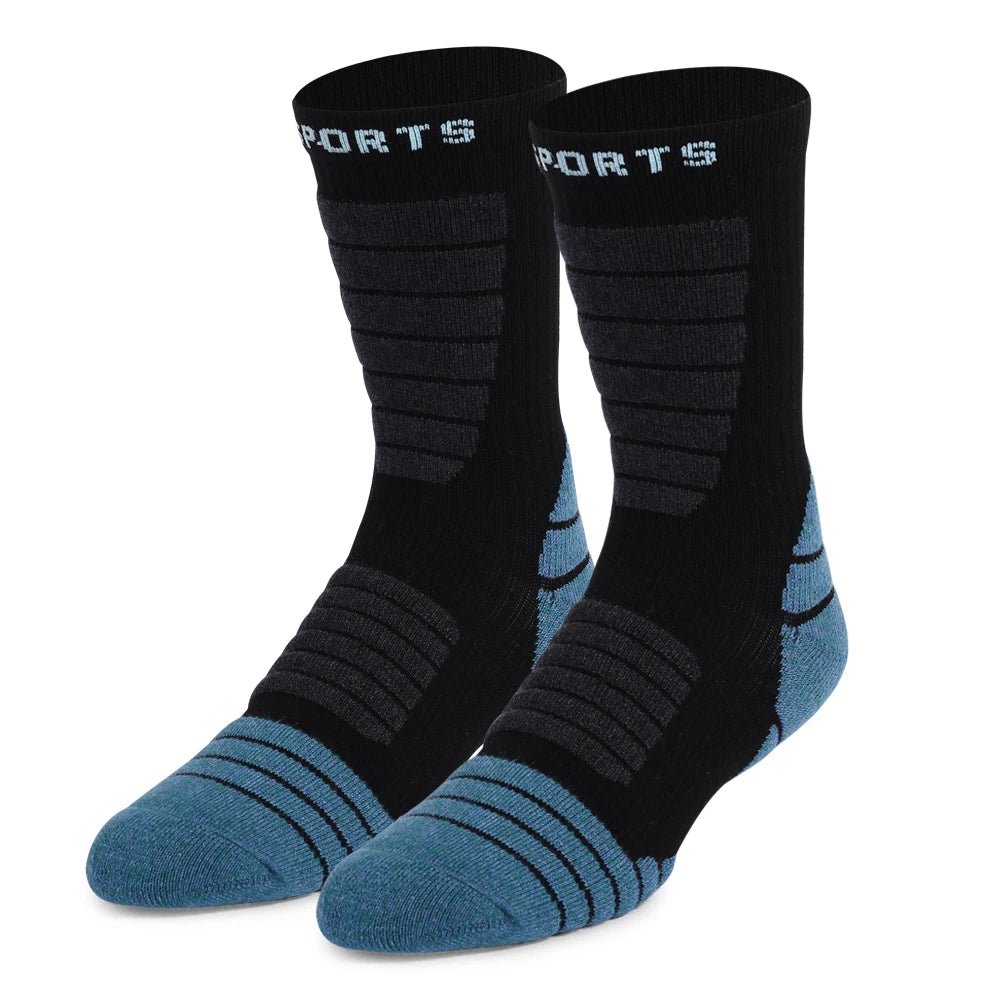 High Quality Men Sport Socks Nylon Knit Crew With Letters Outdoor Trekking Socks - Cozy & Co. Market