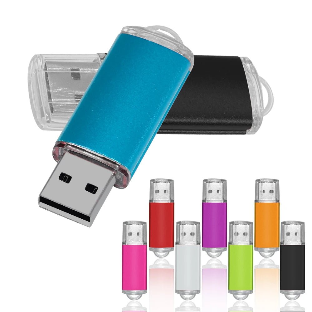 High Speed Colorful Usb Flash Drive 2.0 Metal Pendrive 32gb 16gb 1gb 64gb Pen Drive Memoria Usb Photography Gifts Memory Disk - Cozy & Co. Market