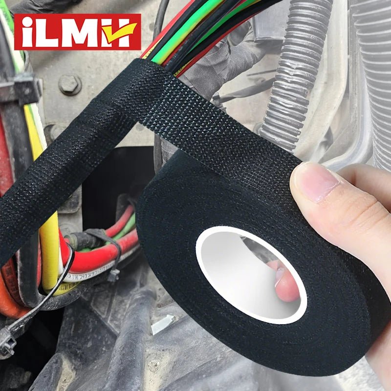 High Temperature Wire Harness Cloth Tape Automotive Cable Loom Heatproof Fabric Adhesive Tape for Engine Electrical Insulation - Cozy & Co. Market