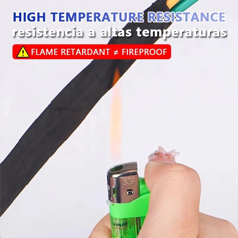 High Temperature Wire Harness Cloth Tape Automotive Cable Loom Heatproof Fabric Adhesive Tape for Engine Electrical Insulation - Cozy & Co. Market