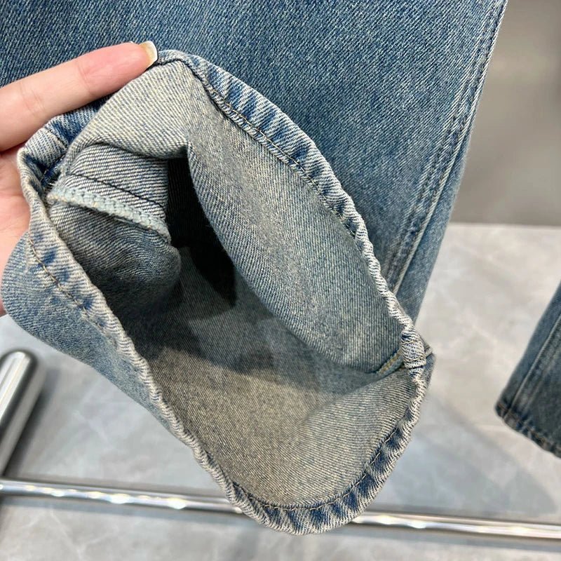High-Waist Cotton Denim Jumpsuit — Women's Spring & Summer One-Piece - Cozy & Co. Market
