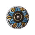 HMS 1.5\" X 1.5\" X 1.5\" Ceramic Metal Multicolor 12 Pack Furniture Handles & Knobs - Cozy & Co. Market