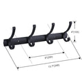 Home Storage Hooks Wall Hooks & Coat Racks Wall Mounted,Mental Black Coat Hanger Wall Mount Towel Hooks for Bathrooms - Cozy & Co. Market