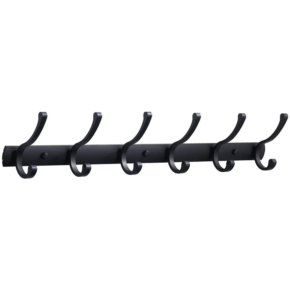 Home Storage Hooks Wall Hooks & Coat Racks Wall Mounted,Mental Black Coat Hanger Wall Mount Towel Hooks for Bathrooms - Cozy & Co. Market