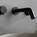 Homein Matte Black Double Handle Concealed Wall Mount Sink Faucet, CUPC Certified CEC Compliant Basin Faucet - Cozy & Co. Market