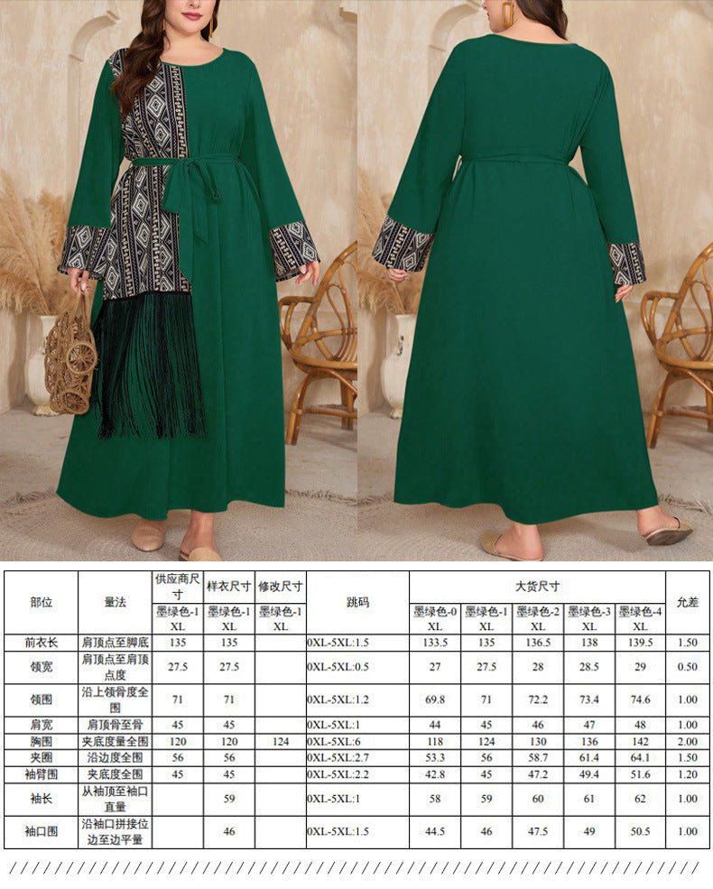 in stock Broken Code Clearance 2024 Cross-border plus size Spring and Autumn Explosions Leisure Temperament Commuter Leisure Ladies dress - Cozy & Co. Market