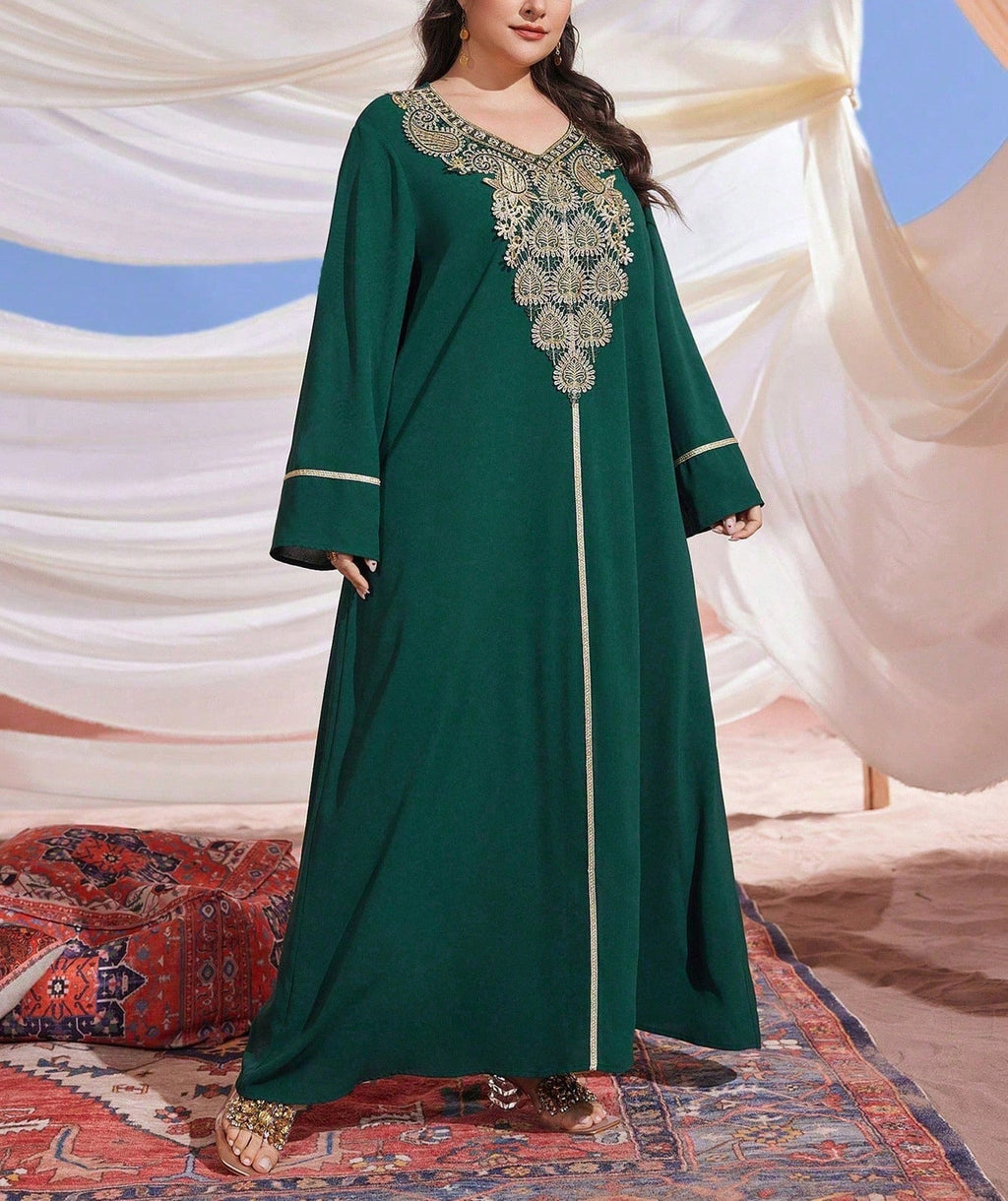in stock Broken Code Clearance 2024 Cross-border plus size Spring and Autumn Explosions Leisure Temperament Commuter Leisure Ladies dress - Cozy & Co. Market