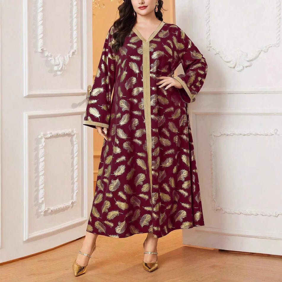 in stock Broken Code Clearance 2024 Cross-border plus size Spring and Autumn Explosions Leisure Temperament Commuter Leisure Ladies dress - Cozy & Co. Market