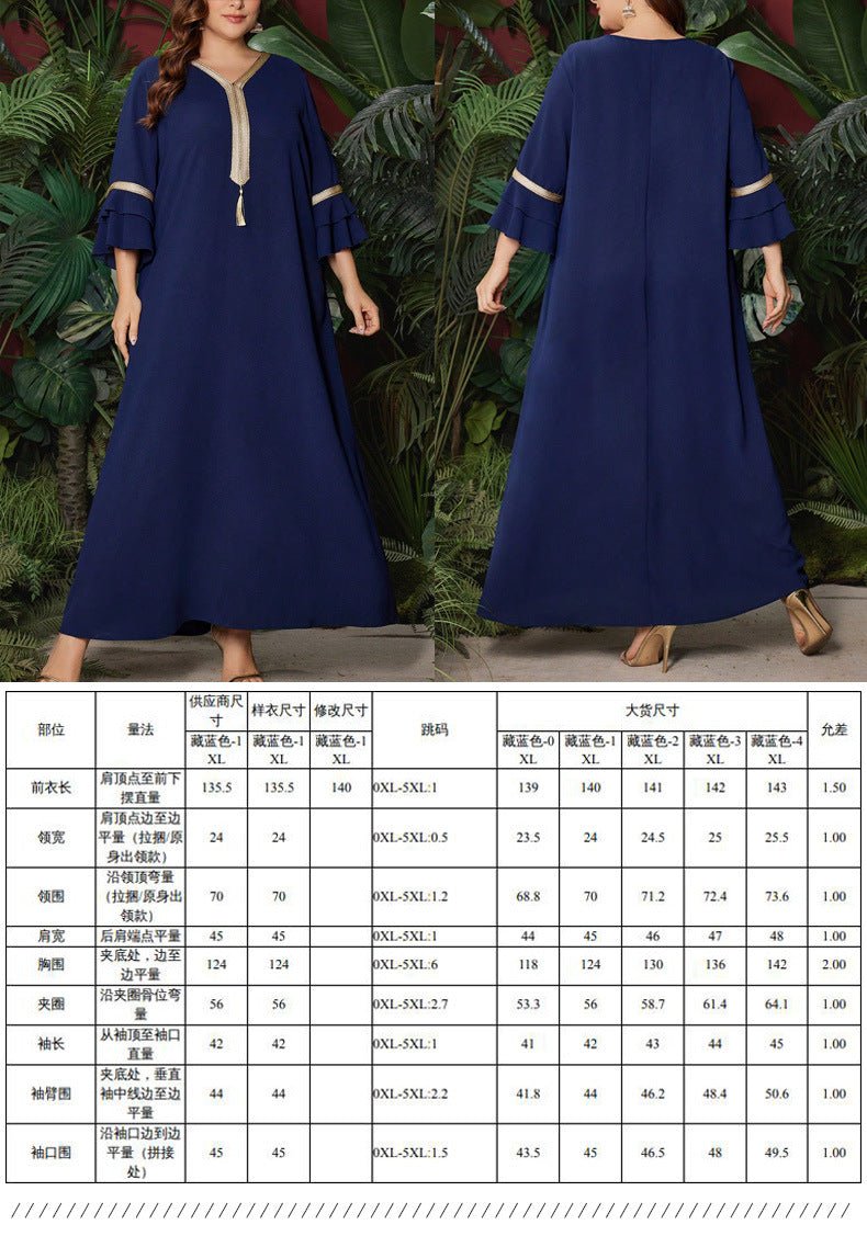 in stock Broken Code Clearance 2024 Cross-border plus size Spring and Autumn Explosions Leisure Temperament Commuter Leisure Ladies dress - Cozy & Co. Market
