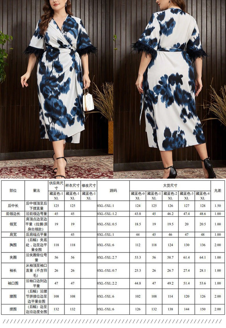 in stock Broken Code Clearance 2024 Cross-border plus size Spring and Autumn Explosions Leisure Temperament Commuter Leisure Ladies dress - Cozy & Co. Market