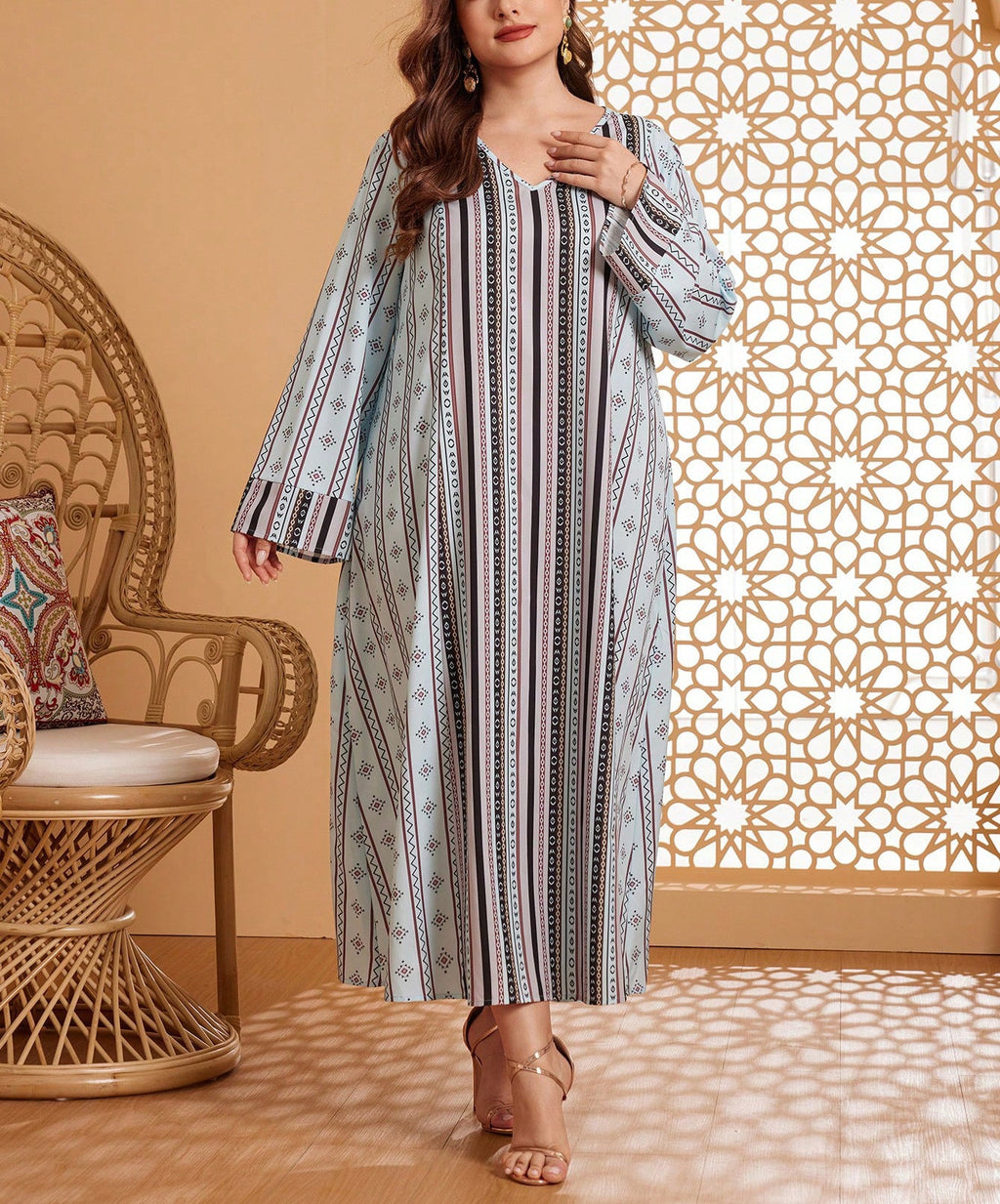 in stock Broken Code Clearance 2024 Cross-border plus size Spring and Autumn Explosions Leisure Temperament Commuter Leisure Ladies dress - Cozy & Co. Market