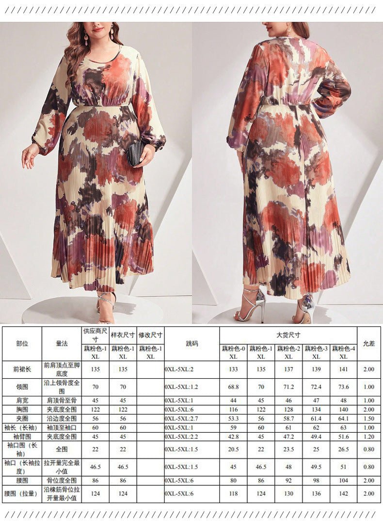 in stock Broken Code Clearance 2024 Cross-border plus size Spring and Autumn Explosions Leisure Temperament Commuter Leisure Ladies dress - Cozy & Co. Market