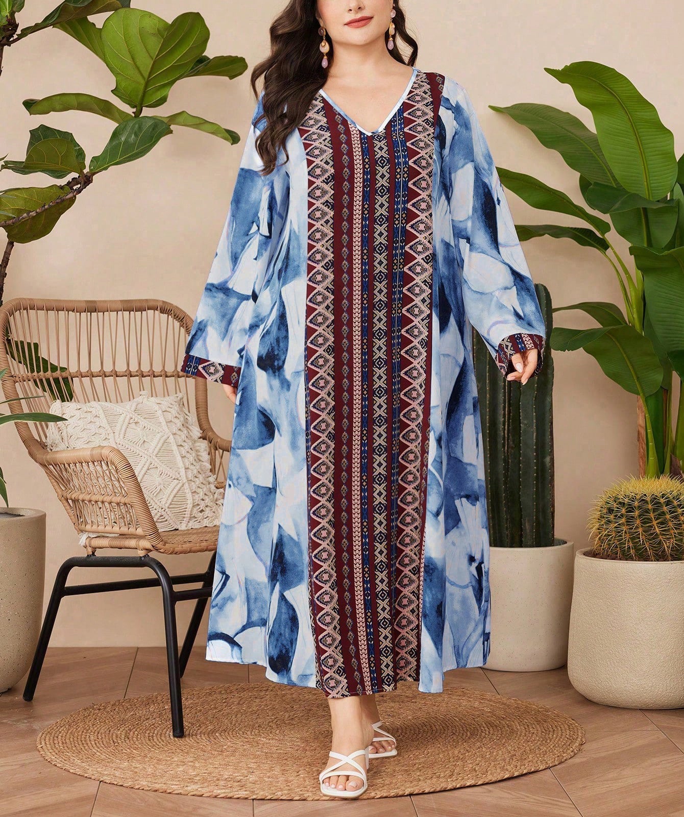 in stock Broken Code Clearance 2024 Cross-border plus size Spring and Autumn Explosions Leisure Temperament Commuter Leisure Ladies dress - Cozy & Co. Market