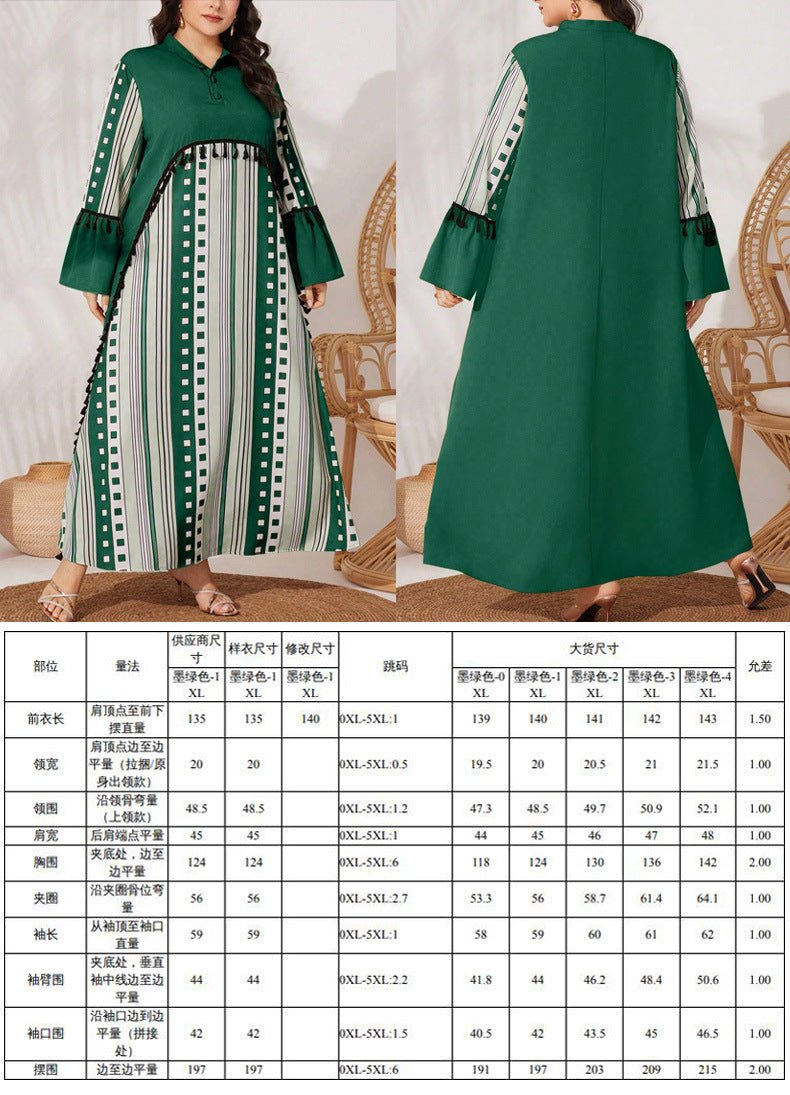 in stock Broken Code Clearance 2024 Cross-border plus size Spring and Autumn Explosions Leisure Temperament Commuter Leisure Ladies dress - Cozy & Co. Market
