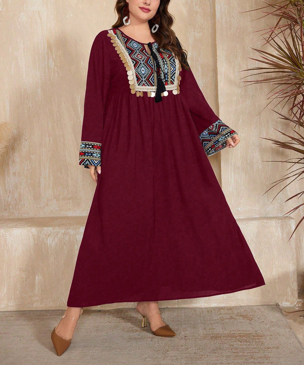 in stock Broken Code Clearance 2024 Cross-border plus size Spring and Autumn Explosions Leisure Temperament Commuter Leisure Ladies dress - Cozy & Co. Market