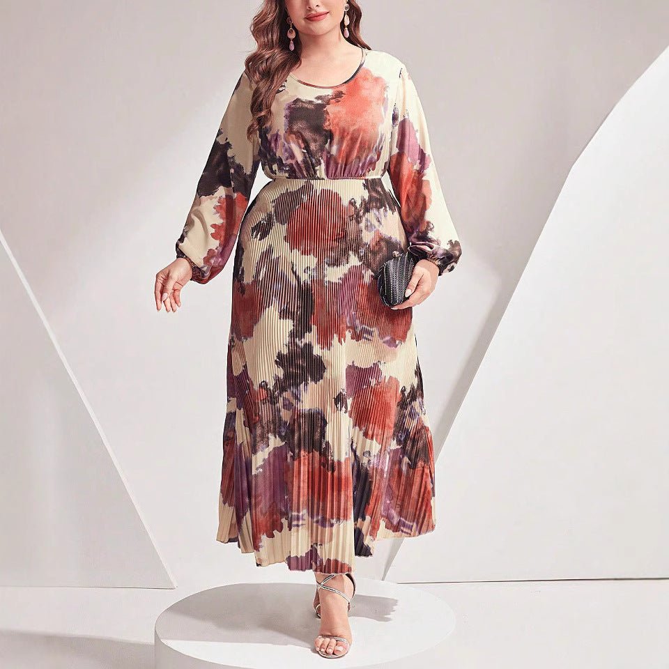 in stock Broken Code Clearance 2024 Cross-border plus size Spring and Autumn Explosions Leisure Temperament Commuter Leisure Ladies dress - Cozy & Co. Market