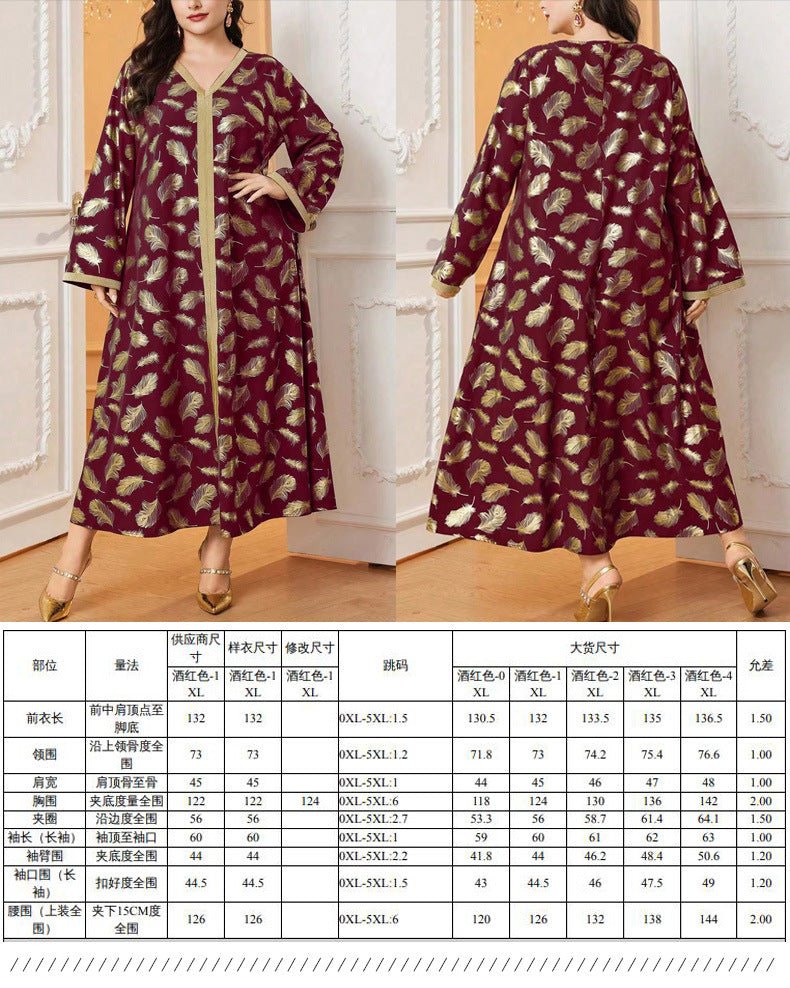 in stock Broken Code Clearance 2024 Cross-border plus size Spring and Autumn Explosions Leisure Temperament Commuter Leisure Ladies dress - Cozy & Co. Market