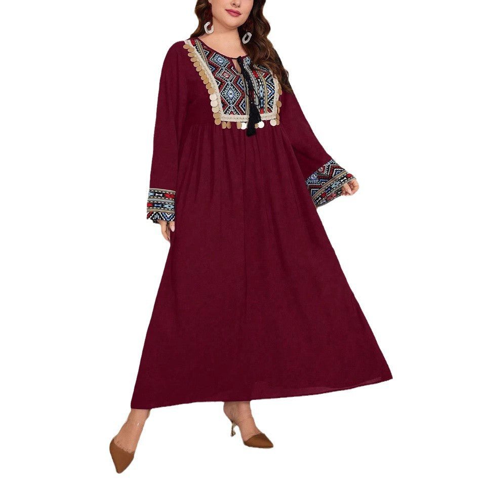 in stock Broken Code Clearance 2024 Cross-border plus size Spring and Autumn Explosions Leisure Temperament Commuter Leisure Ladies dress - Cozy & Co. Market