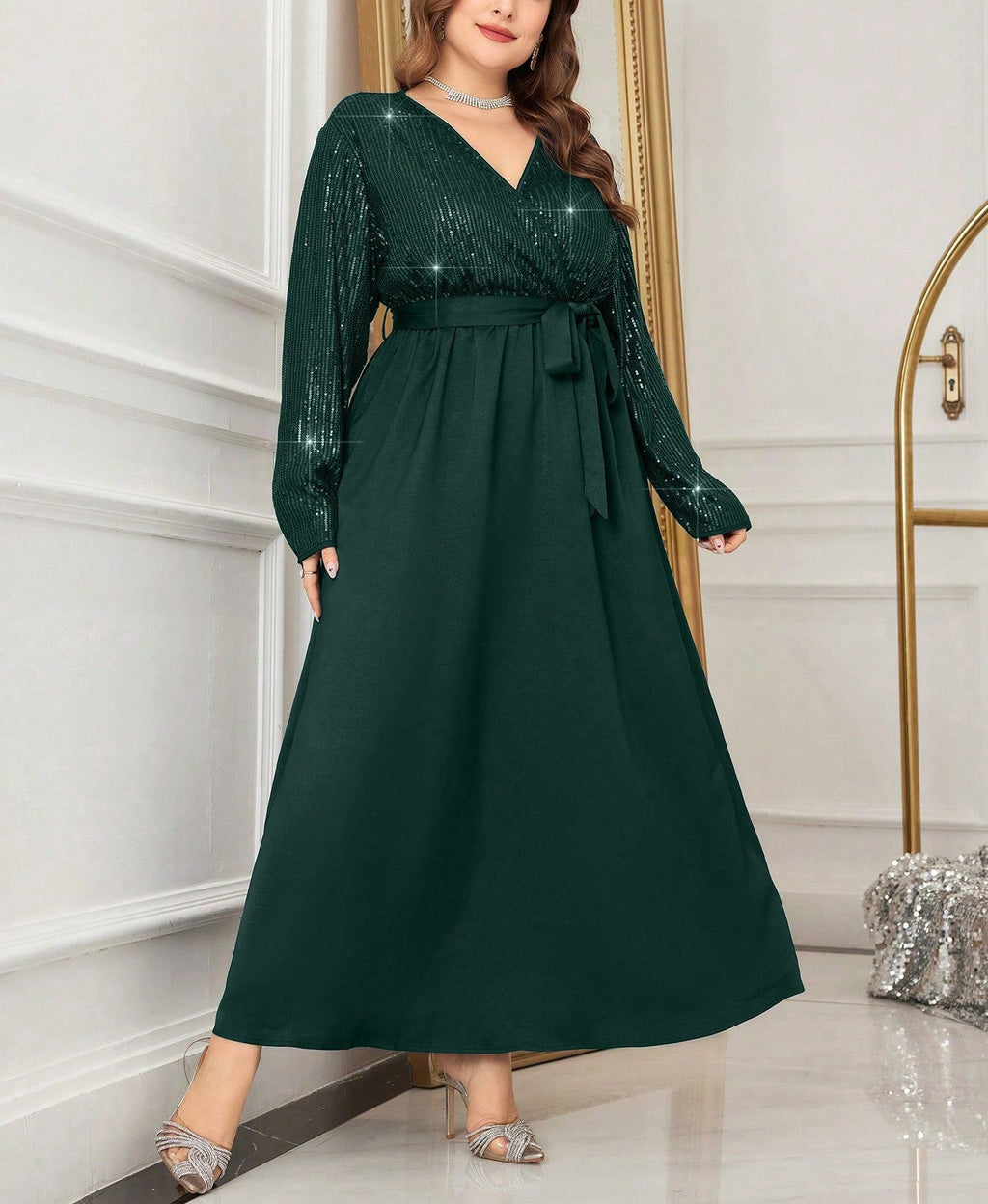 in stock Broken Code Clearance 2024 Cross-border plus size Spring and Autumn Explosions Leisure Temperament Commuter Leisure Ladies dress - Cozy & Co. Market