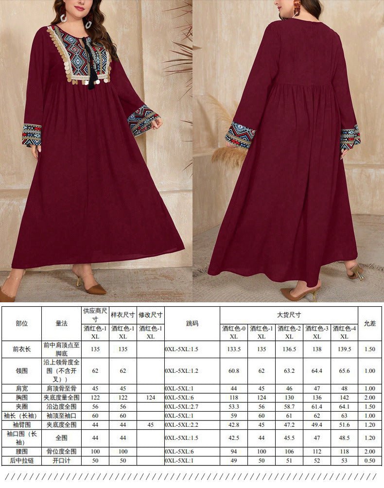 in stock Broken Code Clearance 2024 Cross-border plus size Spring and Autumn Explosions Leisure Temperament Commuter Leisure Ladies dress - Cozy & Co. Market